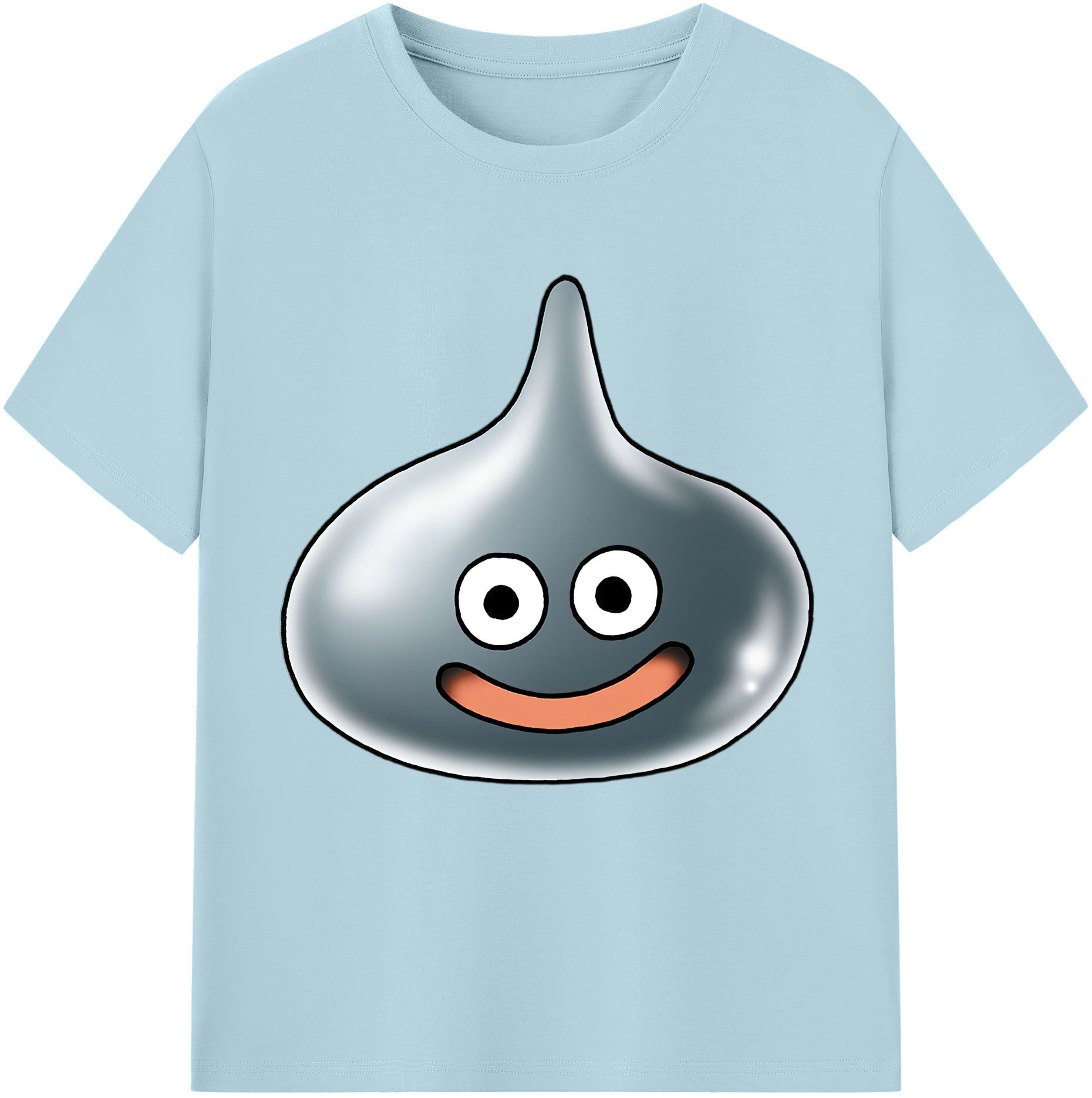 （画像用） ドラゴンクエスト Doragon Kuesuto Dragon Quest 綿100％半袖Tシャツ（フロントプリント）